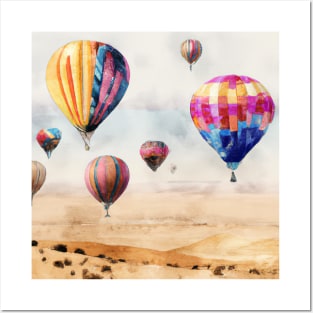 Hot Air Ballooning Posters and Art